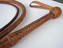 10ft Natural Tan 12 plait Indiana Jones Bullwhip 2C